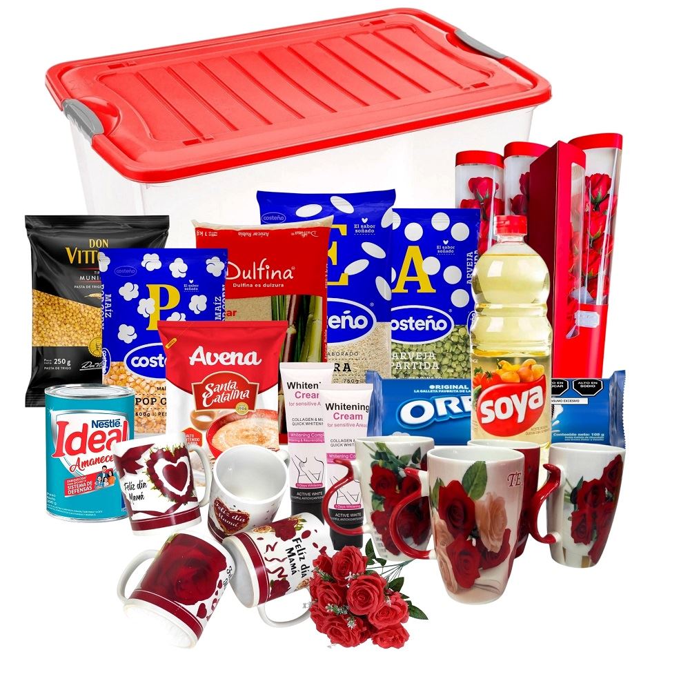 CANASTA DE VIVERES REGALOS LA SUPER MAMA