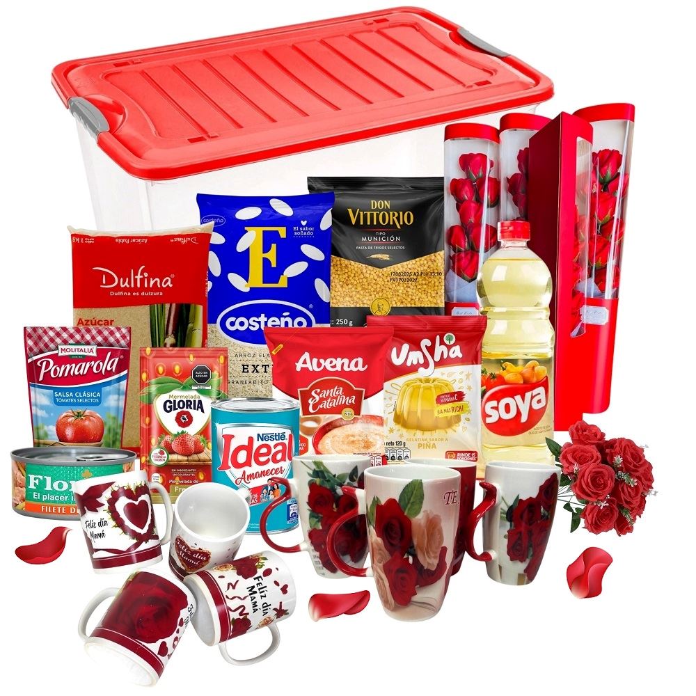 CANASTA DE VIVERES REGALOS REGALO DE MAMA