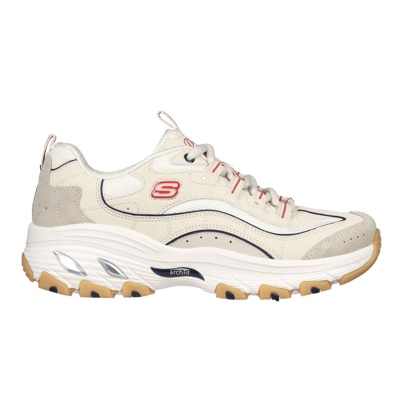 Zapatilla Skechers Urbana D'Lites 4.0 Beige Mujer