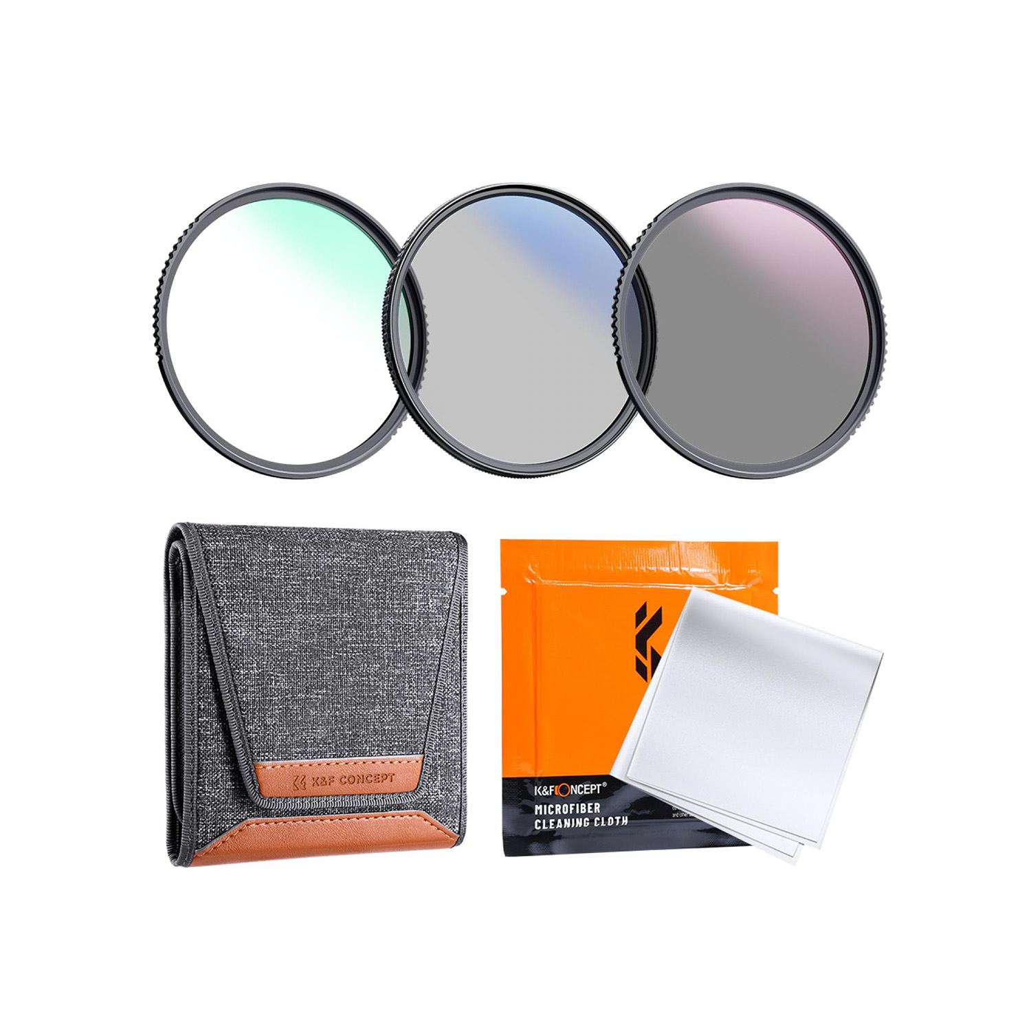 Kit de filtro UV/CPL/ND4 Serie K K&F Concept