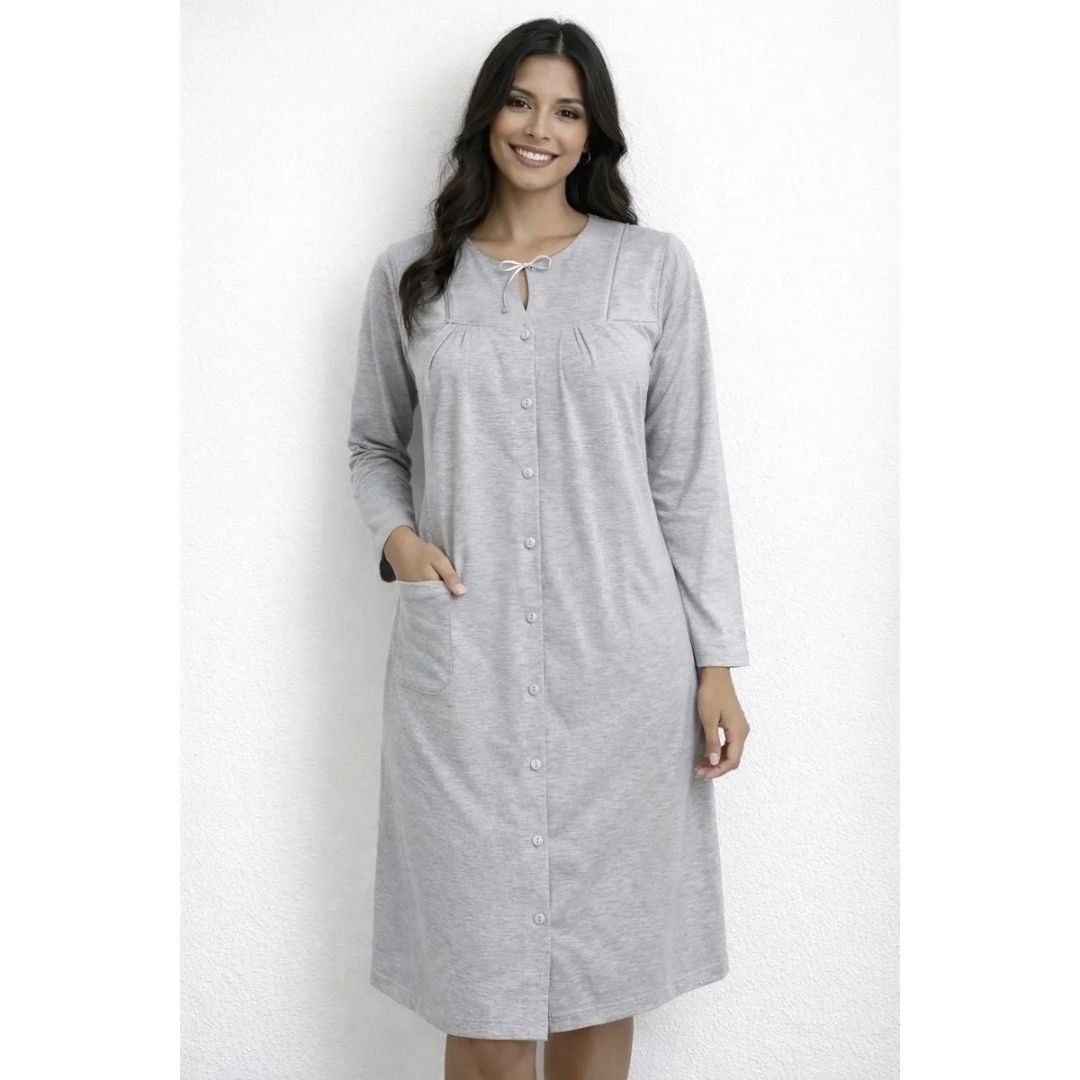 BATA CLINICA MANGA LARGA POST PARTO / POST LACTANCIA