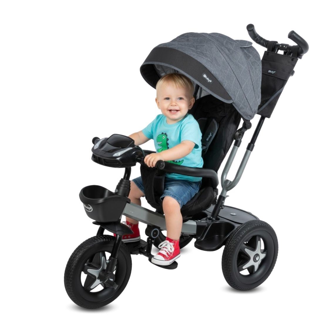 Triciclo Guiador Giratorio «SALAN» Edición Limitada Gray