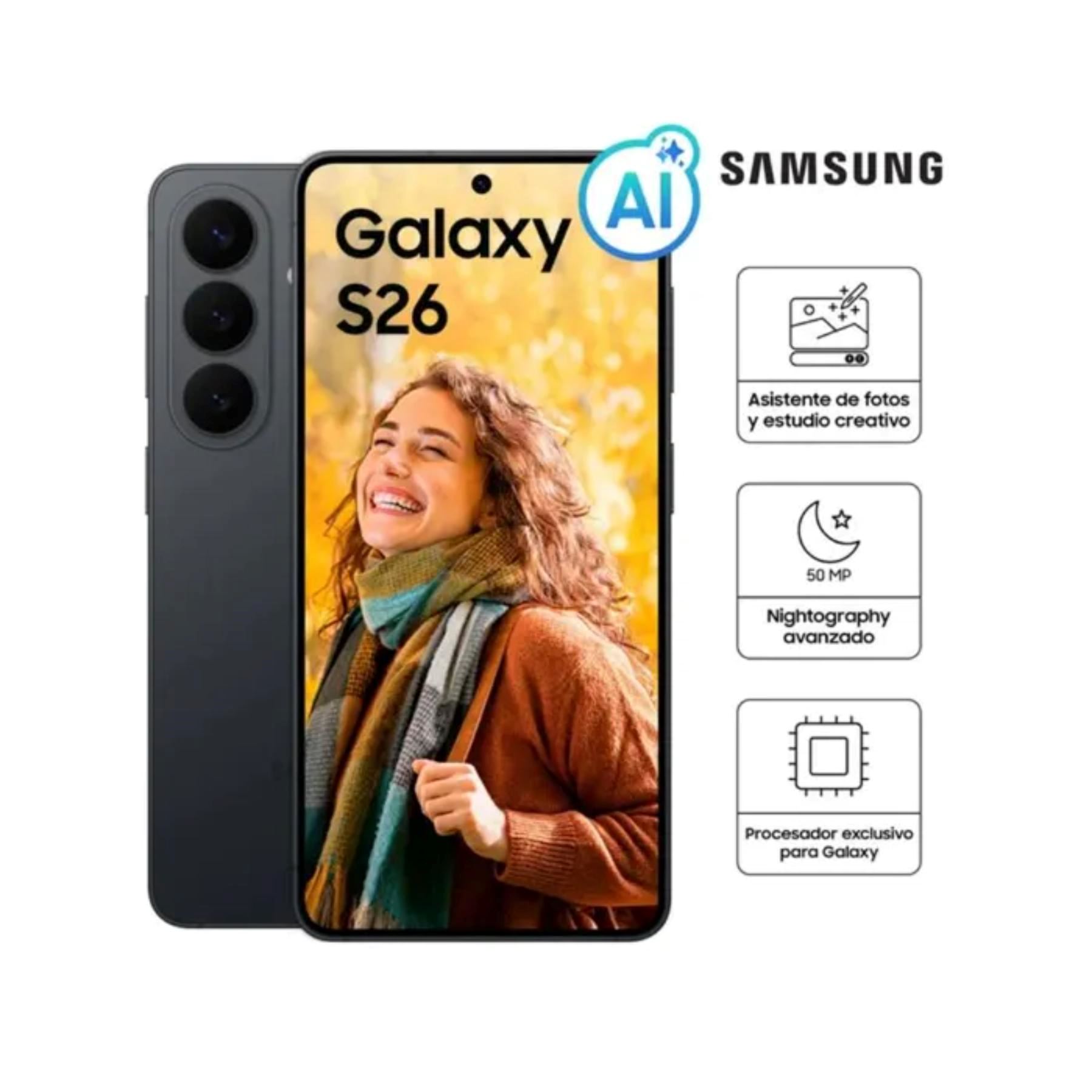 Celular Samsung Galaxy S26 512GB 12GB 6.3" Negro