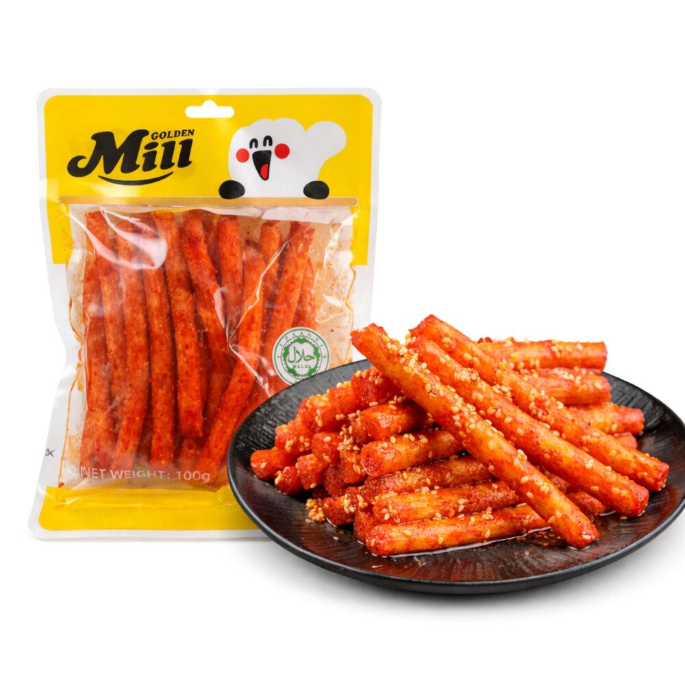 Snack Palitos De Soya Picante 100g Golden Mill