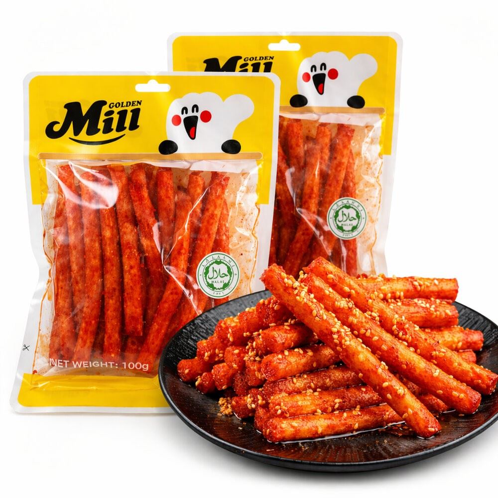Pack 2u Snack Palitos De Soya Picante 2u de 100g Golden Mill