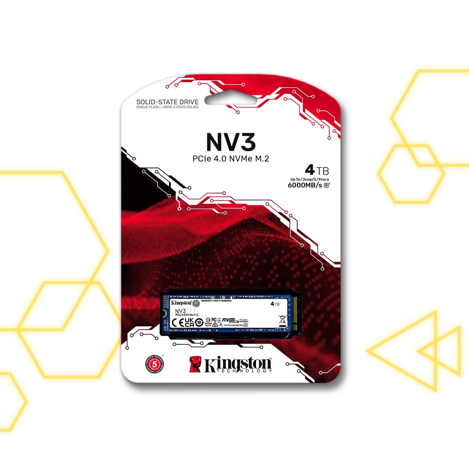 SSD Disco Sólido Kingston NV3 4TB