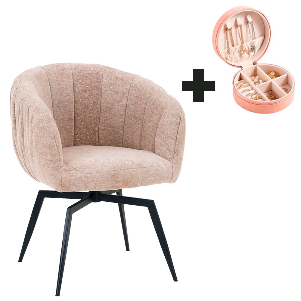 Butaca Giratoria 360° Buckingham Soho Beige