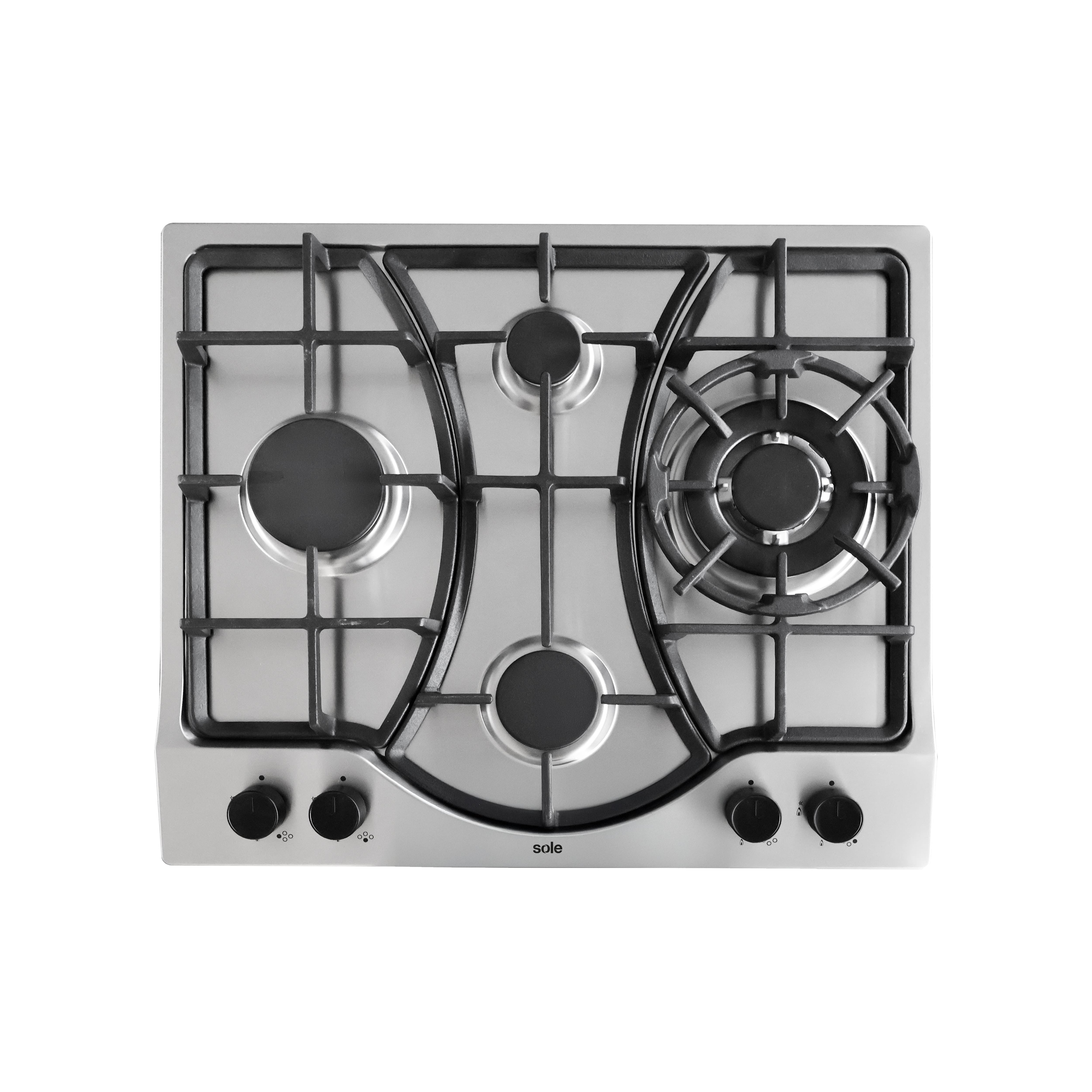 Cocina Sole Empotrable Inox Gas 58cm