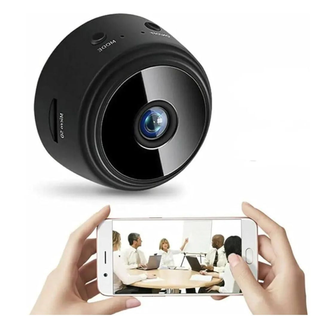 Mini Camara Espia De Seguridad Wifi A9 Negro