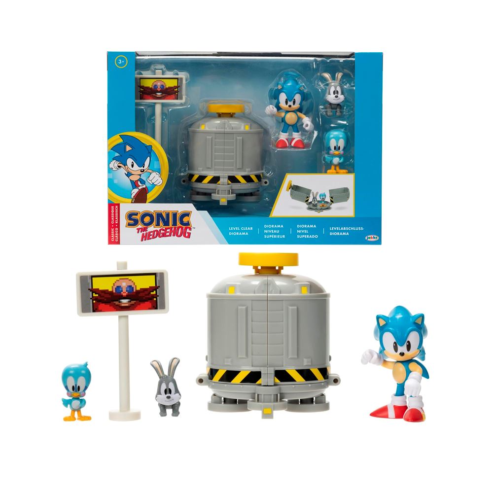 Sonic The Hedgehog Level Clear Diorama with Sonic