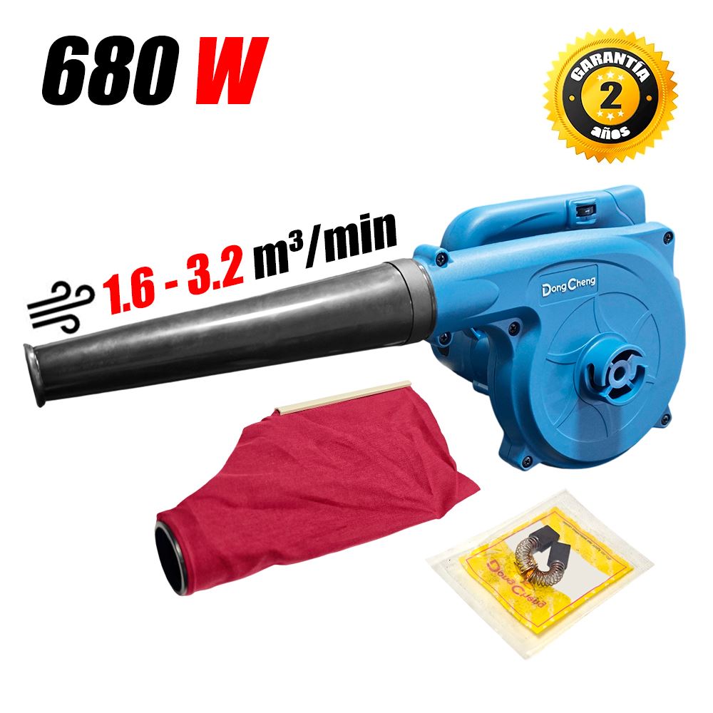 Sopladora Aspiradora Eléctrica Profesional Dongcheng DQF32 680 W Velocidad Variable
