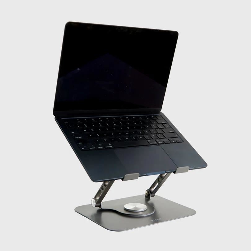 Soporte Ergonómico D10 Ajustable para Computadoras Laptops, Tablet y Celular - Metálico