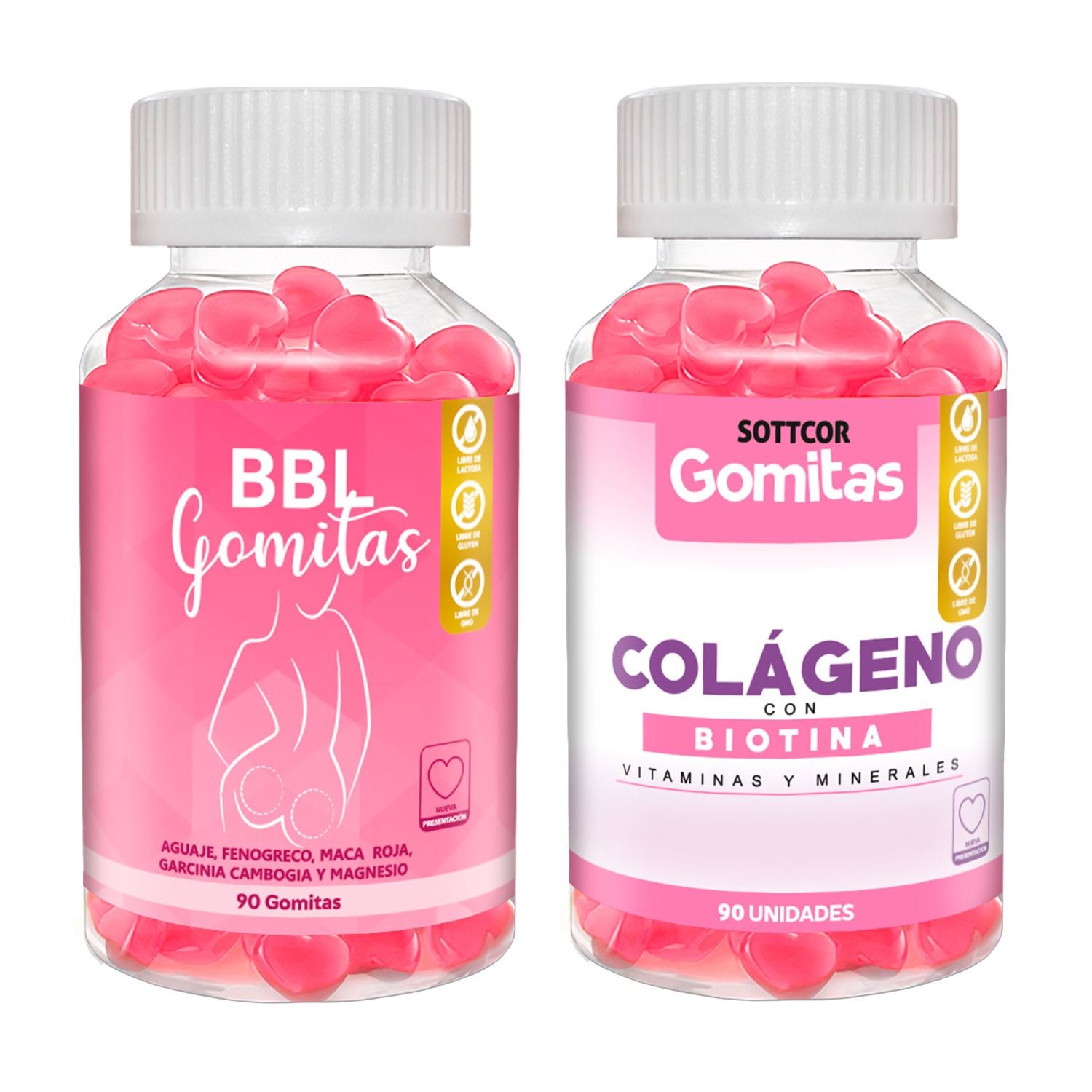 Lunitec Store - Pack Aguaje Bbl 100g + Colágeno con Biotina 100g para  Adultos Gomitas Sottcor | Juntoz