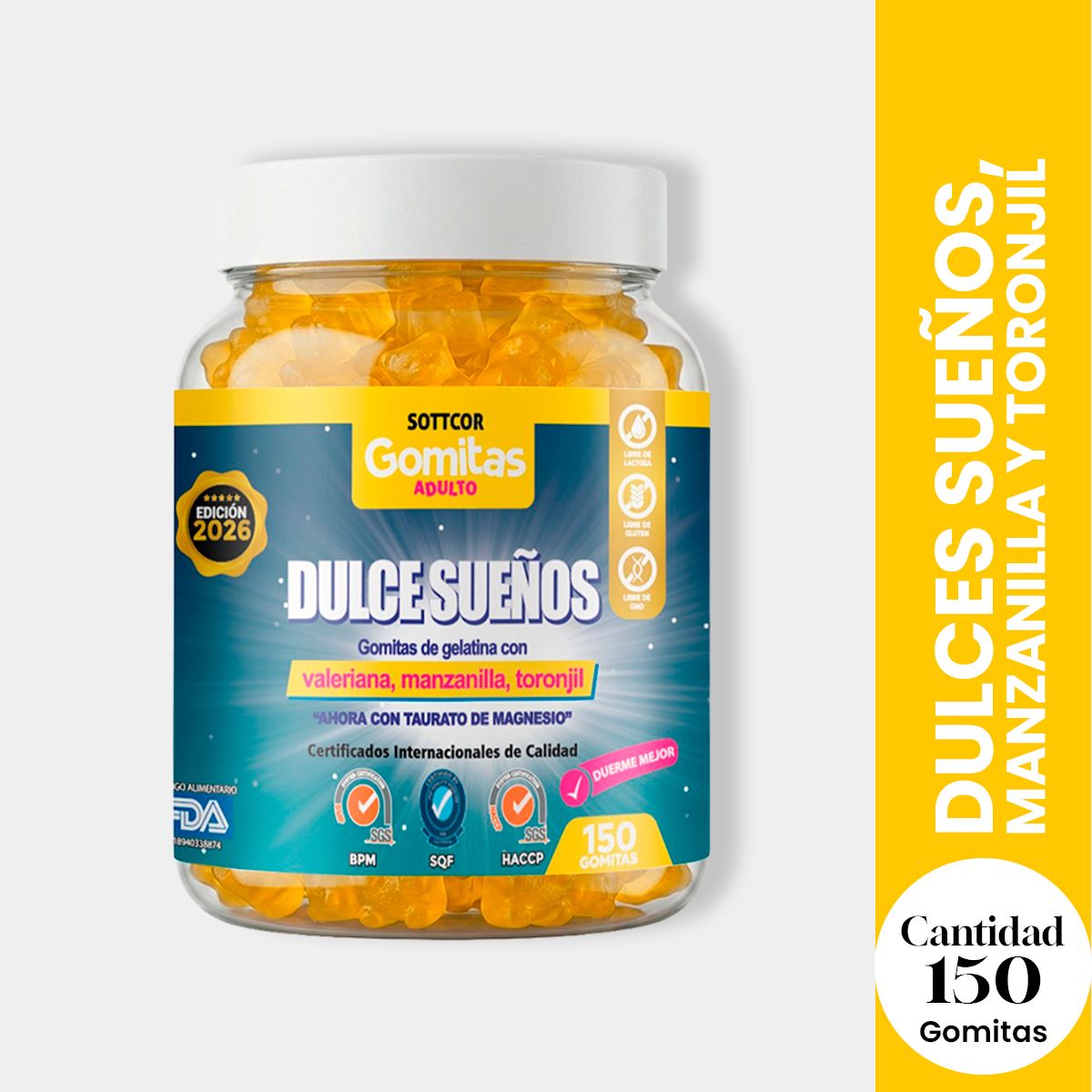 Gomitas De Dulce Sueños Sottcor 150 Gomitas