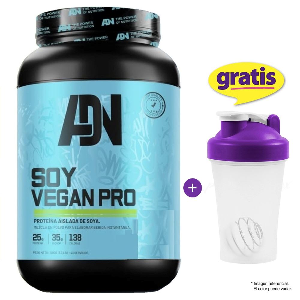 Soy Vegan 1.5 kg ADN CHOCOLATE + SHAKER