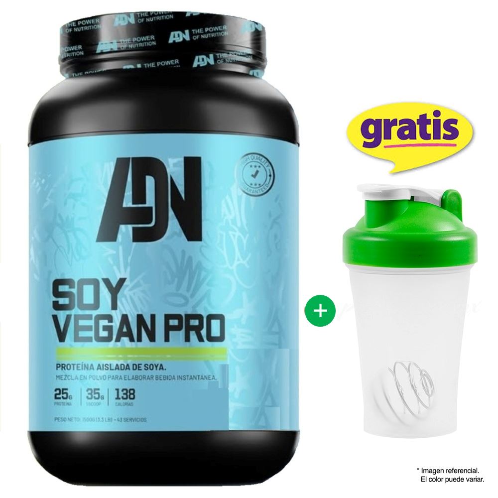 Soy Vegan 1.5 kg ADN VAINILLA + SHAKER