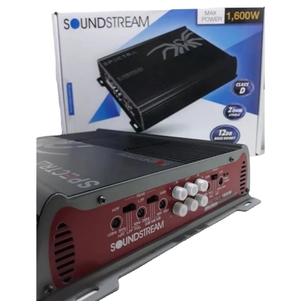 PROAUDIO  Amplificador de 4 canales SoundStream SP4.1600D