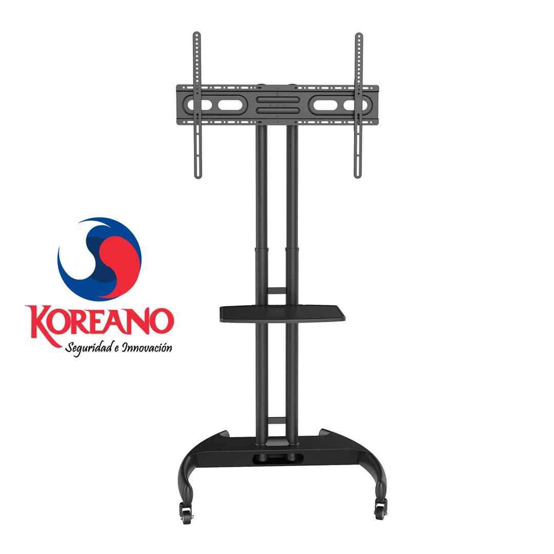 SOPORTE PEDESTAL MÓVIL PARA TV Y MONITOR VESA GIRATORIO 90° SP90-6040 | KOREANO