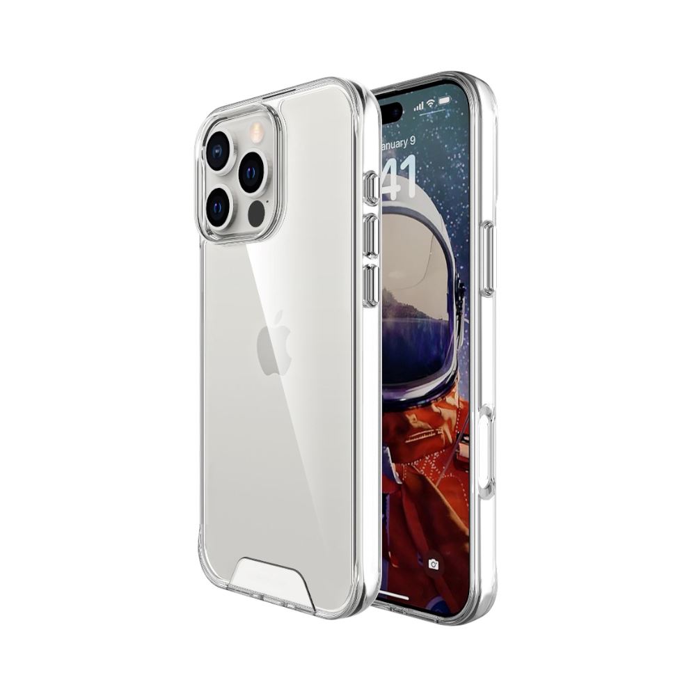 Case Transparente Compatible con iPhone 16 Pro Space