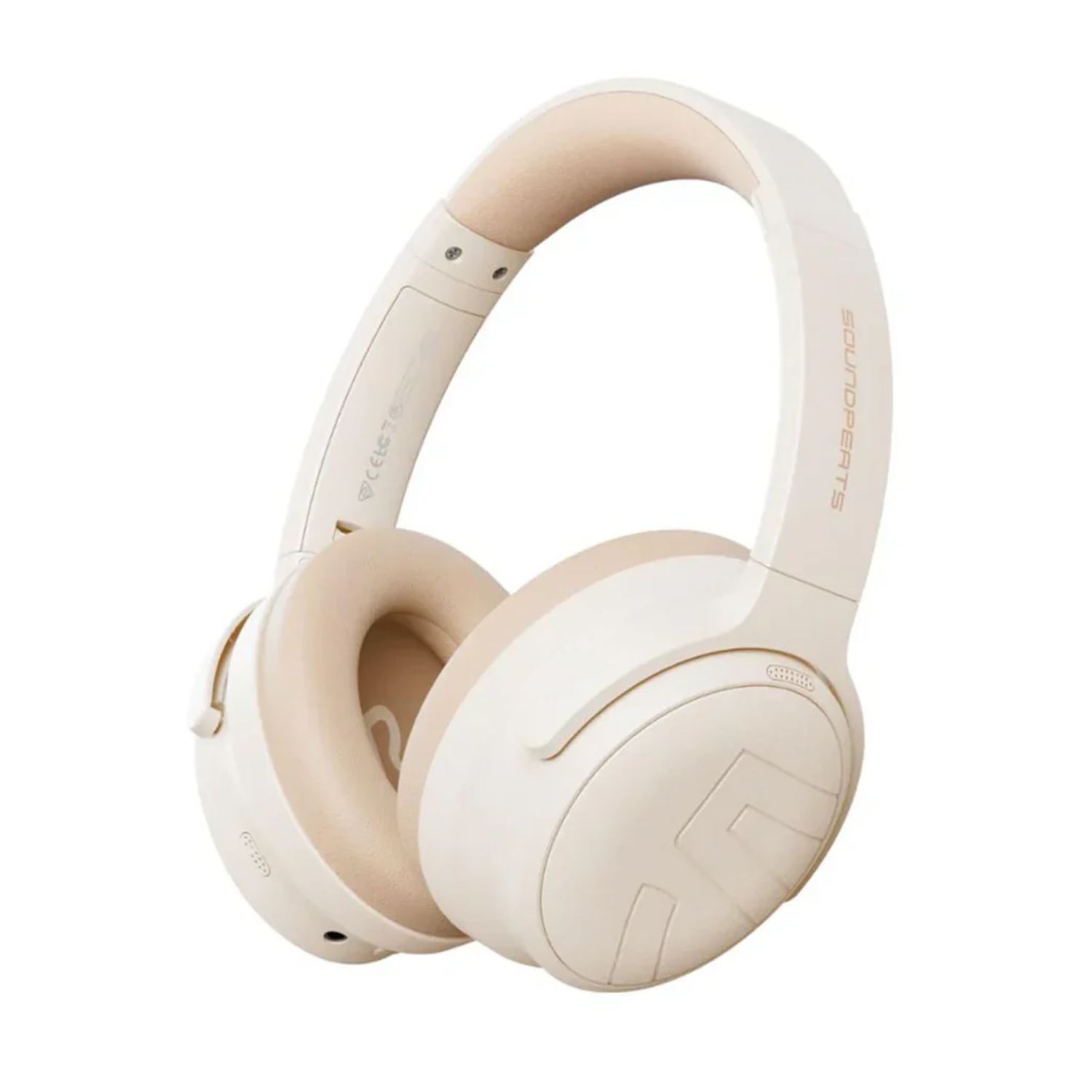 Audifonos Soundpeats Space Pro Hi-res Ldac Anc Hibrido Ai Beige