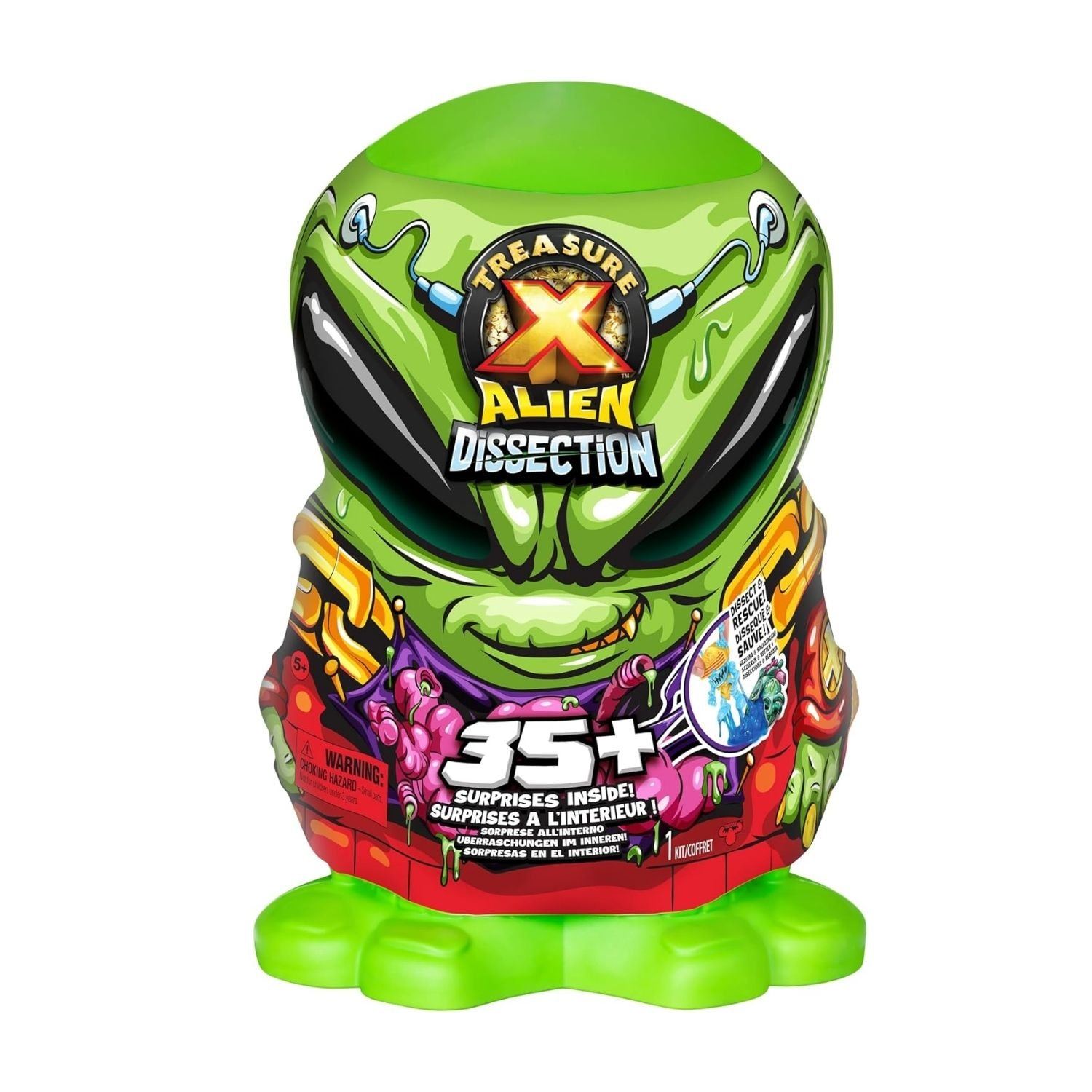 FIGURA DE ACCIÓN TREASURE X MEGA ALIEN DISSECTION