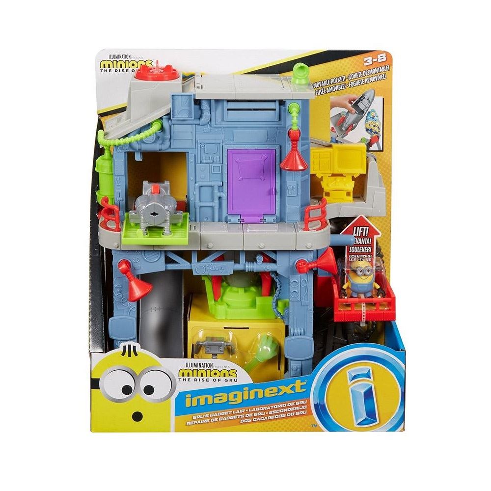 SET DE JUEGO IMAGINEXT MINIONS LABORATORIO GRU