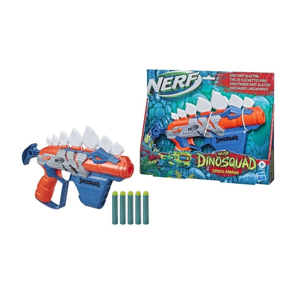 LANZADOR NERF DINOSQUAD STEGO-SMASH