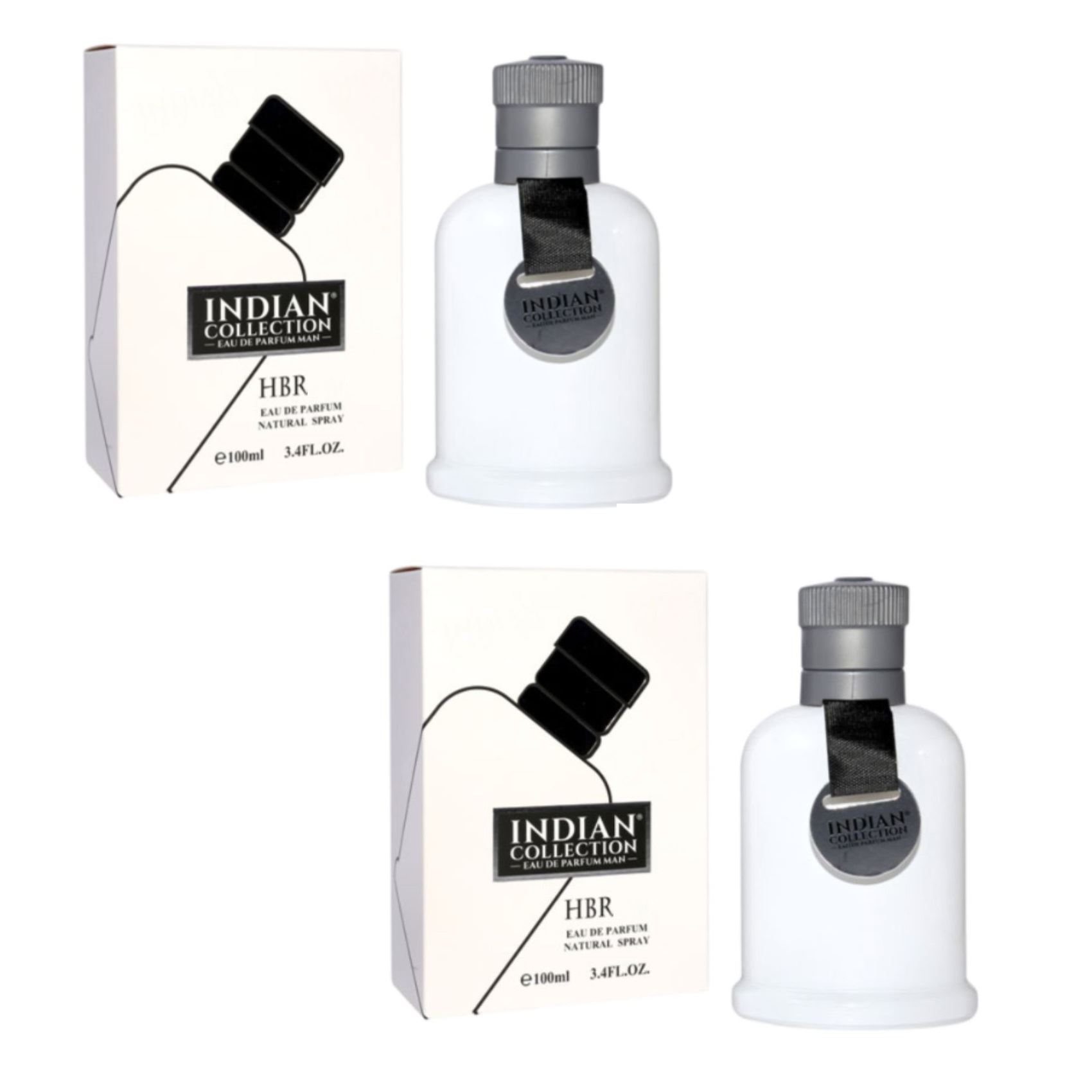 PACK X 2 PERFUMES DE HOMBRE INDIAN COLLECTION HBR 100ML CADA UNO