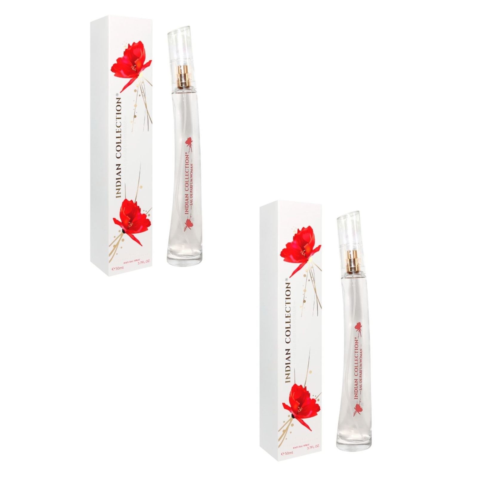 PACK X 2 PERFUMES DE MUJER INDIAN COLLECTION KZF 50 ML CADA UNO