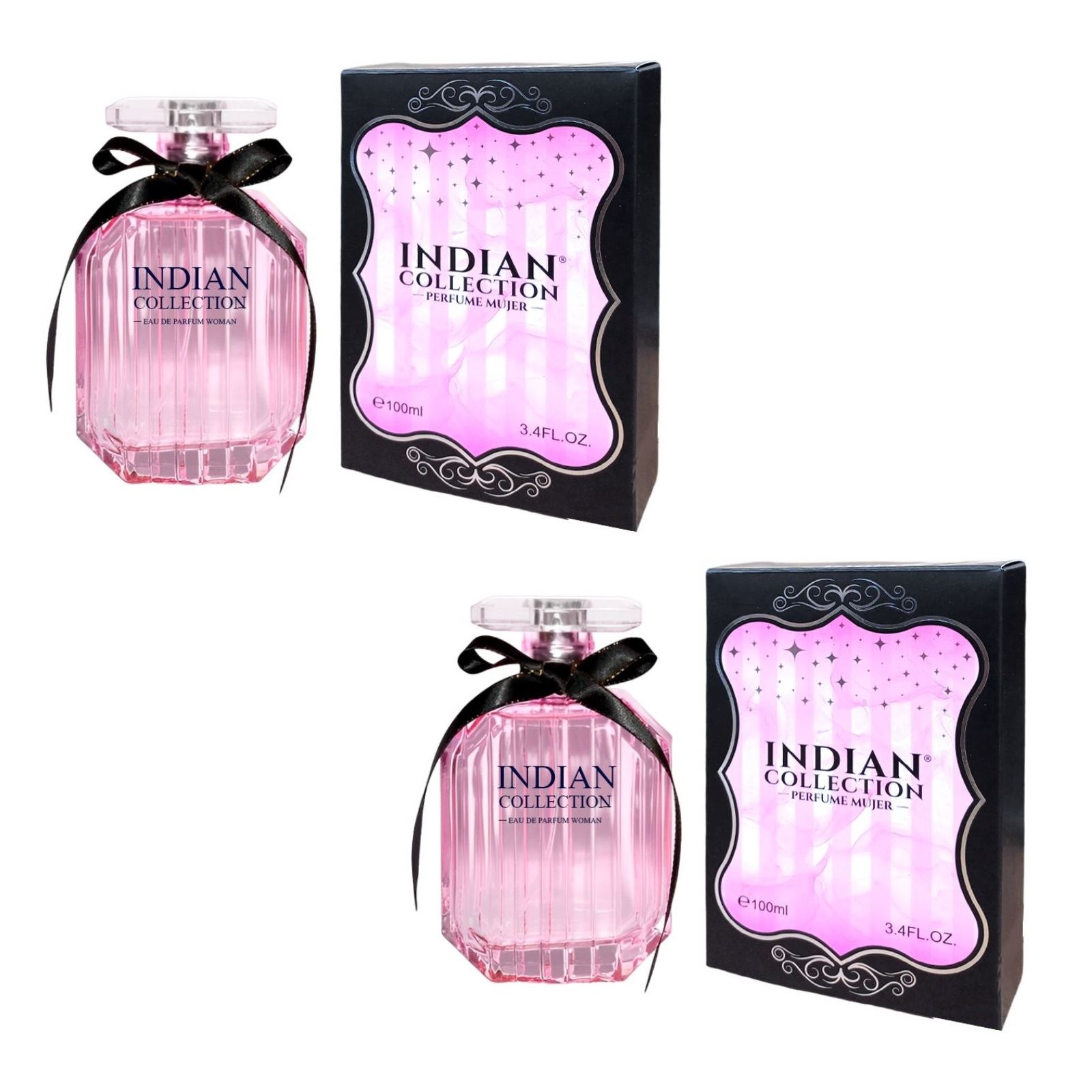 PACK X 2 PERFUMES DE MUJER INDIAN COLLECTION VSB 100 ML CADA UNO