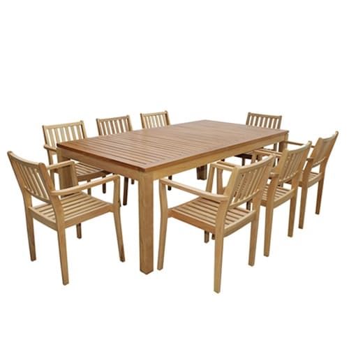 COMEDOR DE TERRAZA STACY 8 SILLAS - FALOTIH 3M - FLT3MTERRA036