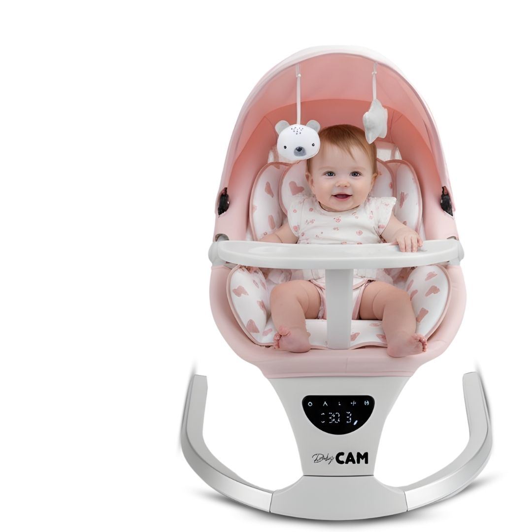 Silla Mecedora Didactica «STAR II» con Bluetooth Pink