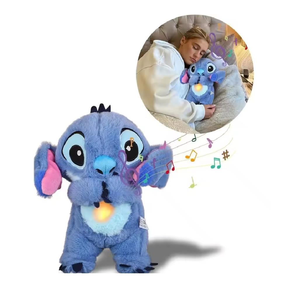 STITCH QUE RESPIRA AZUL – PELUCHE SENSORIAL MUSICAL