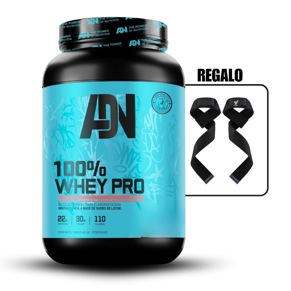 100% Whey Pro 1.1 kg Vainilla+Straps