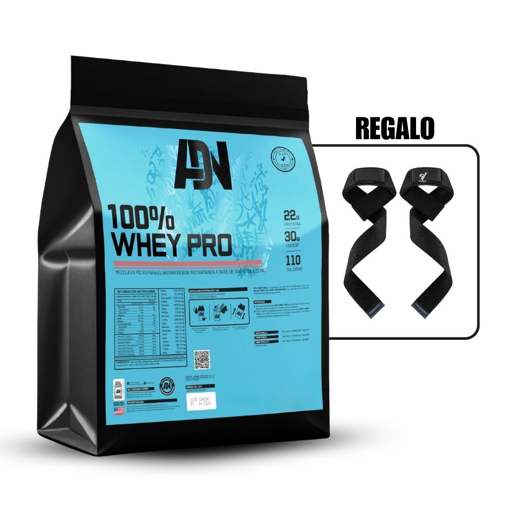 100% Whey Pro 3 kg Vainilla+Straps
