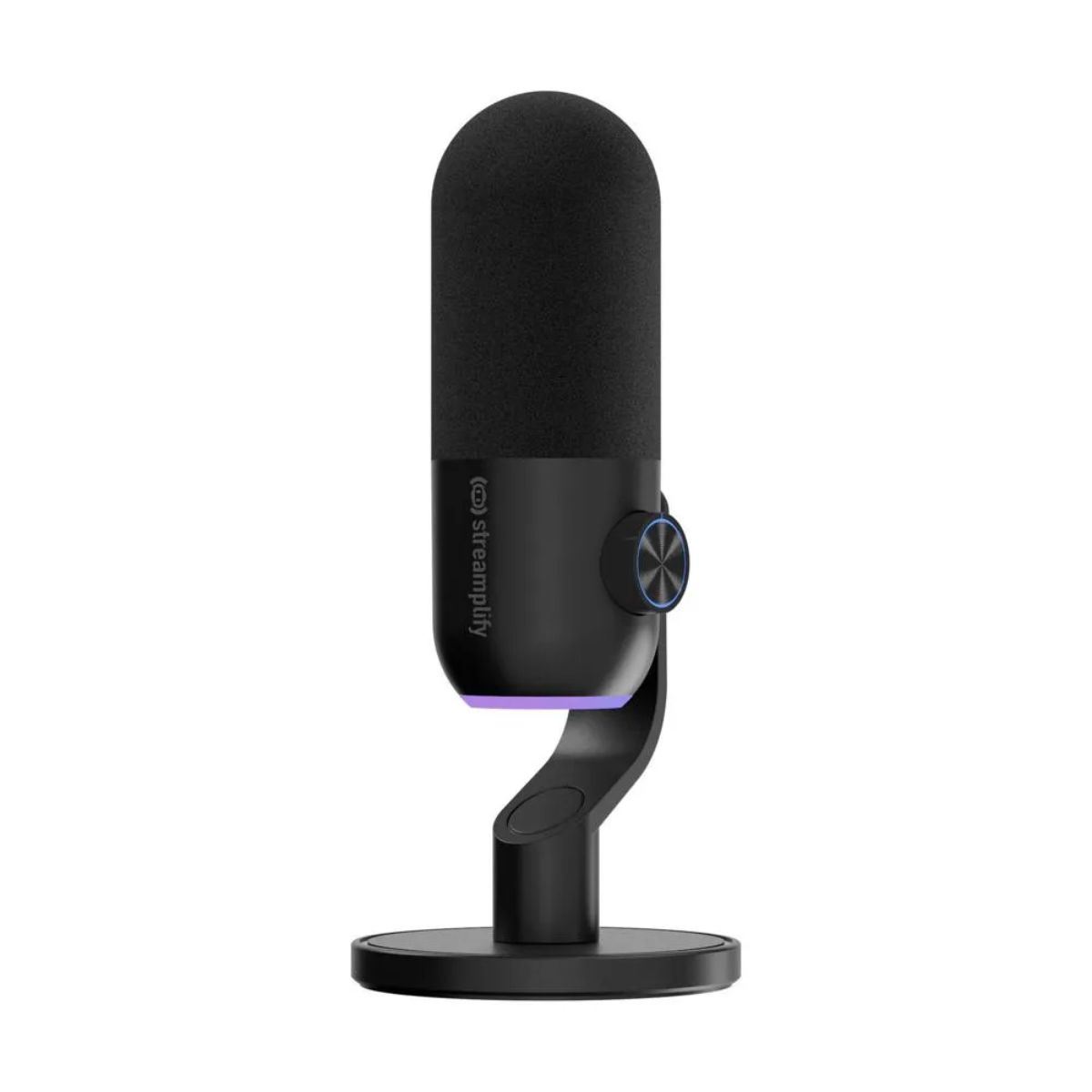 Streamplify - Micrófono MIC Mini 48 RGB Cardioide - Negro