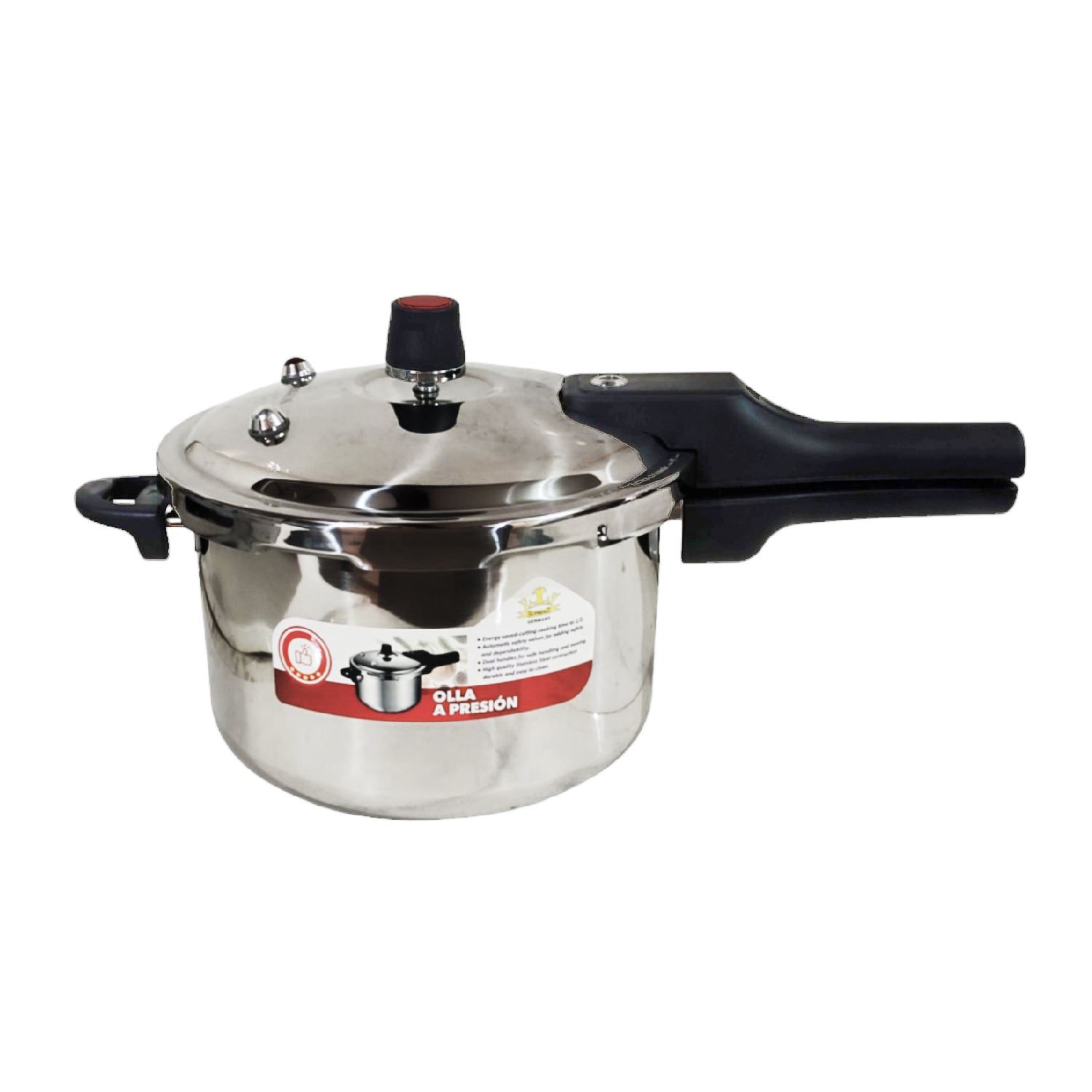 Olla a Presión SUPREMA 4 Litros Acero Inoxidable SU-P006-4L