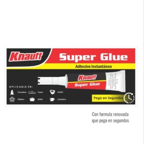Pegamento Rápido Súper Glue x 1.5gr Knauf  -  Transparente