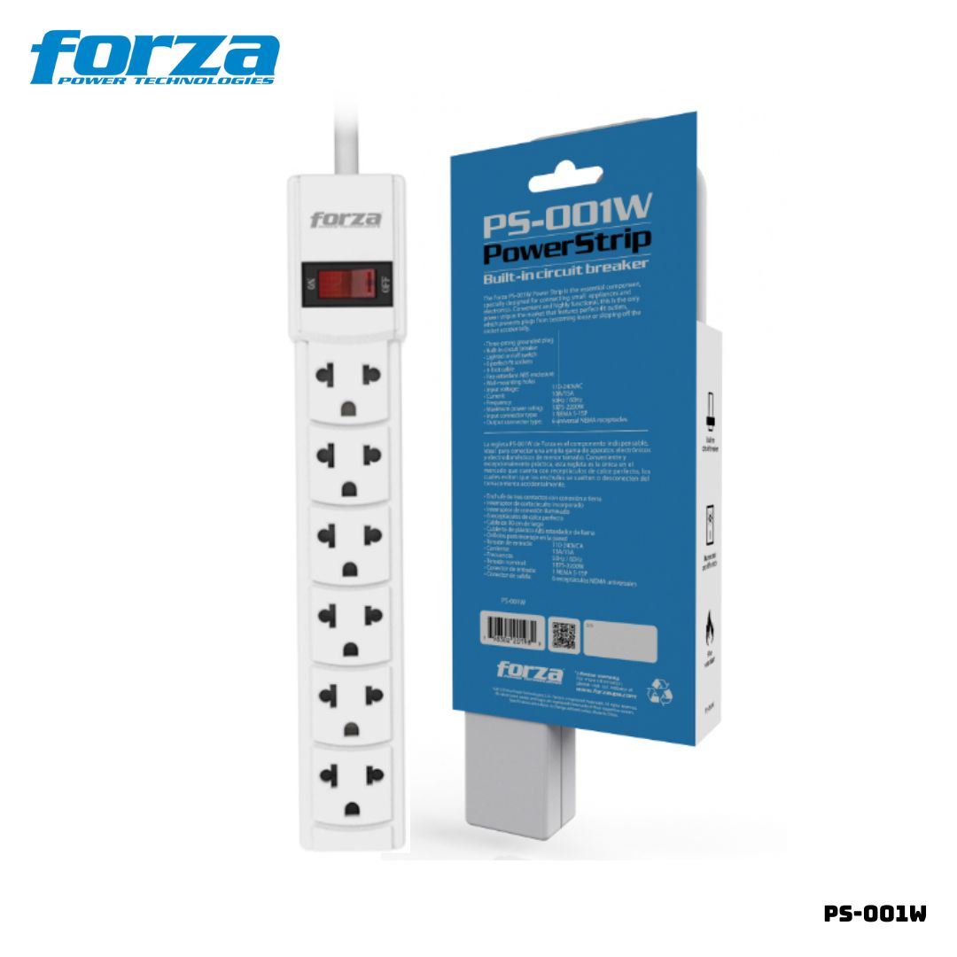 SUPRESOR FORZA 110V-220V 2200W 6T - PS-001W