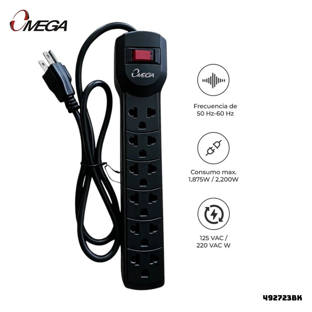 SUPRESOR OMEGA 125V220V 2200W 6T - 492723BK