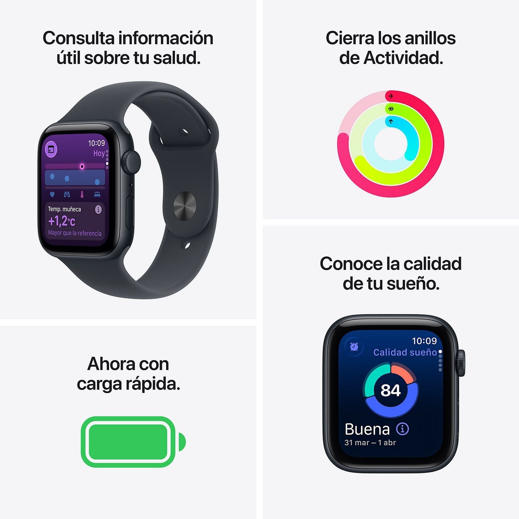 Apple Watch SE 3 GPS 44mm Medianoche