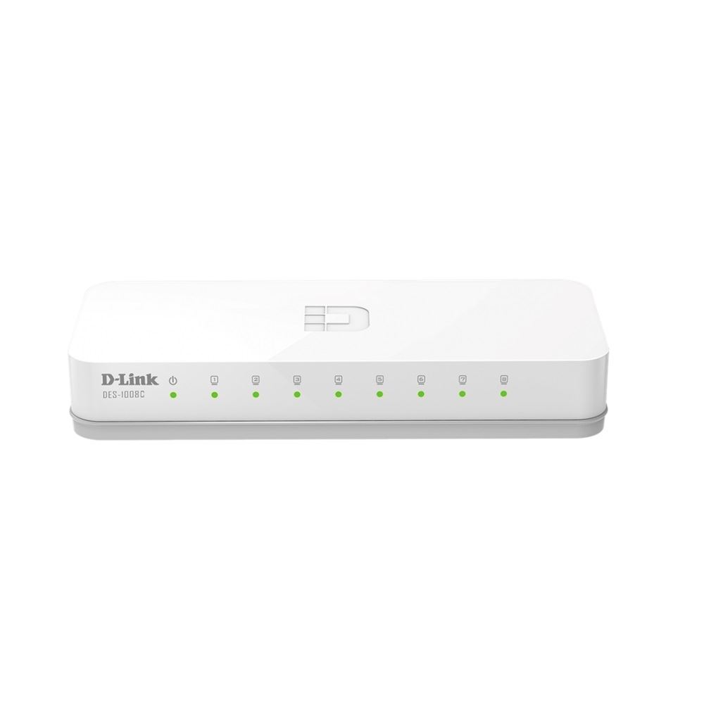 Switch D-Link DES-1008C 8 RJ-45 10-100 Mbps Auto MDI/MDI-X