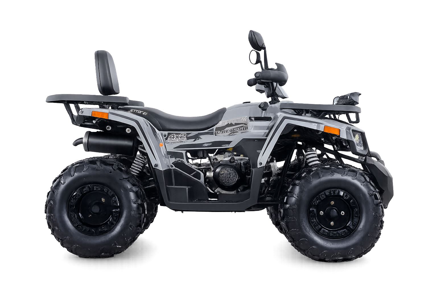 CUATRIMOTO T-REX 250/NEGRO GRIS JETTOR