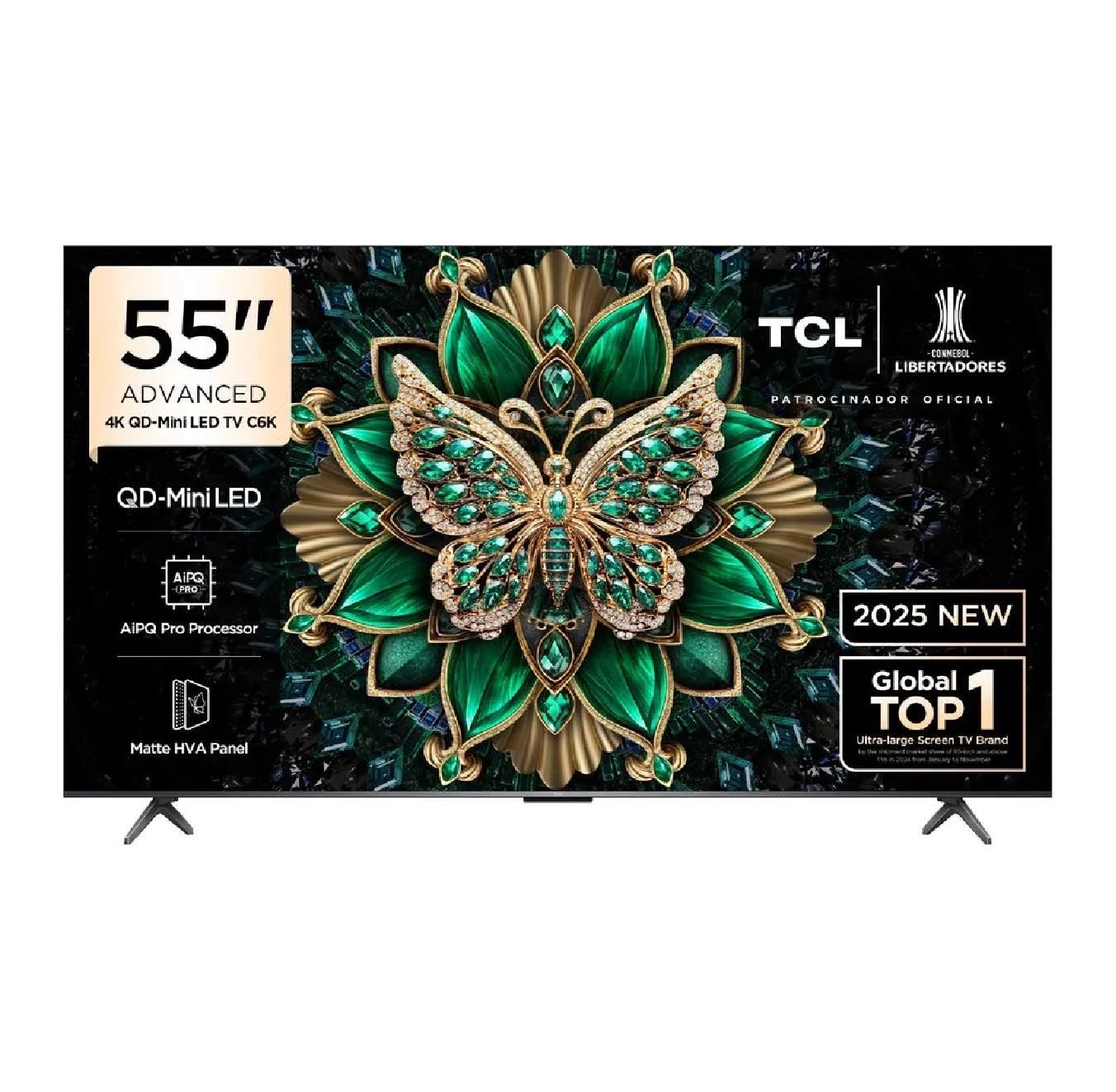 Televisor TCL 55C6K 55" 4K QD Mini LED Google TV