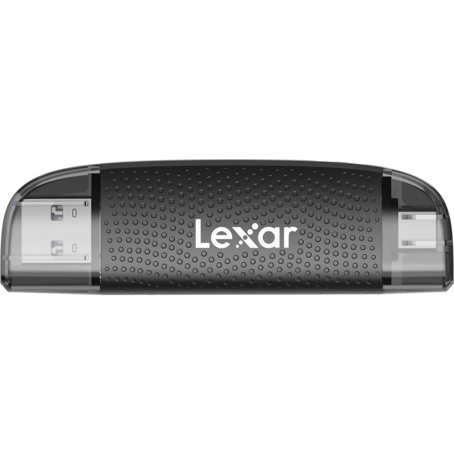 Lector de tarjetas Lexar Dual-Slot USB-A/C para SD y microSD