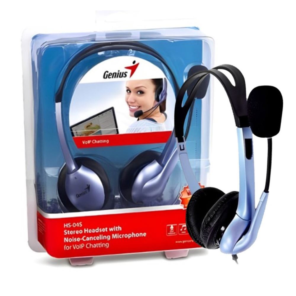 AUDIFONO HEADSET CON MICROFONO USB GENIUS HS-220U