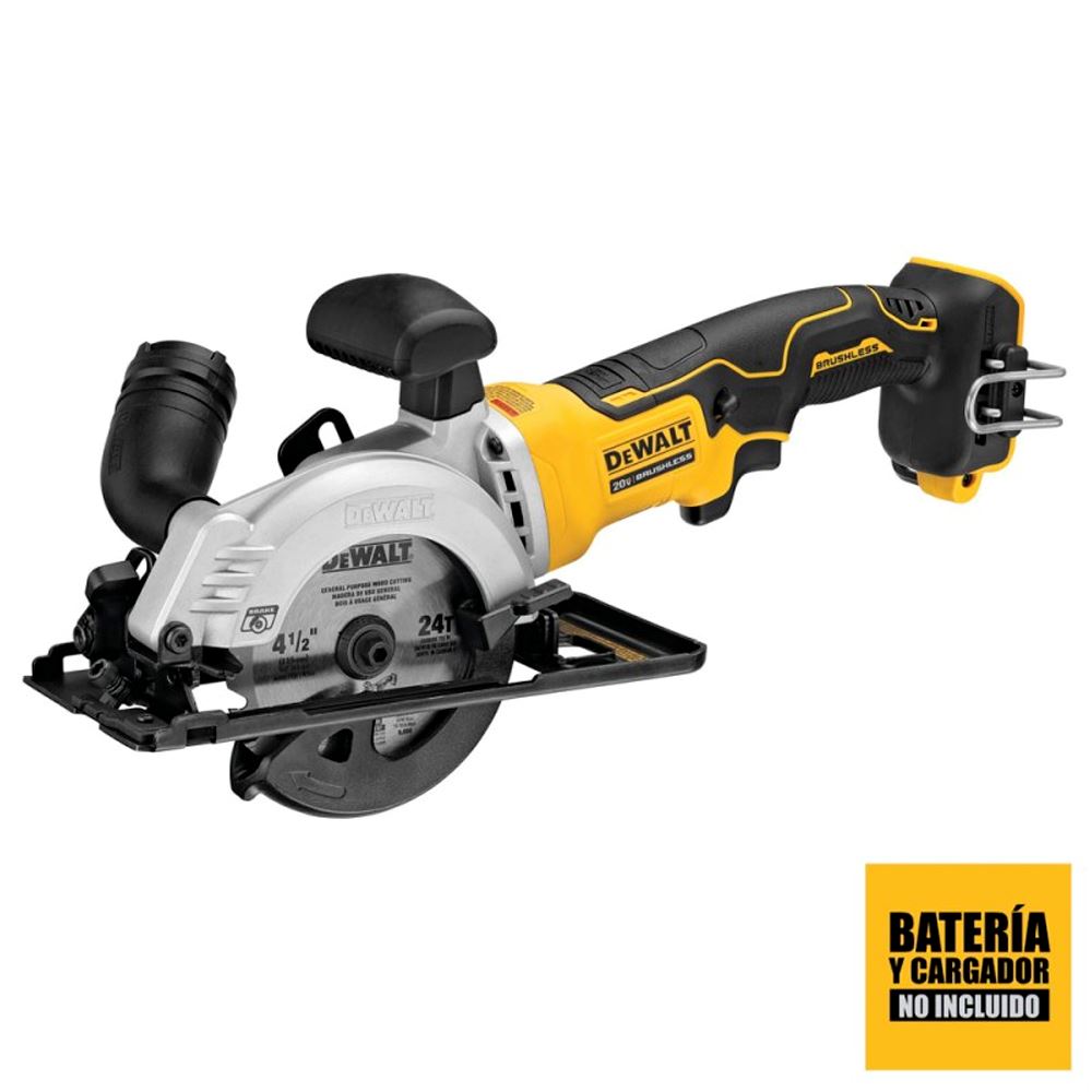 Sierra Circular 4 1/2" (115mm) 20V Xr  39mm Baretool Dewalt DCS571B