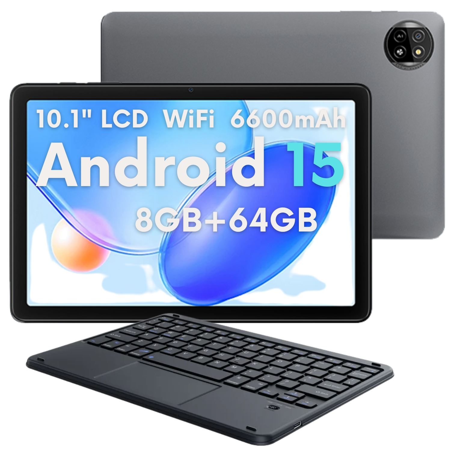 Tablet Blackview Tab 20 Wifi 10.1” 64GB 4GB RAM + Teclado Blackview de regalo