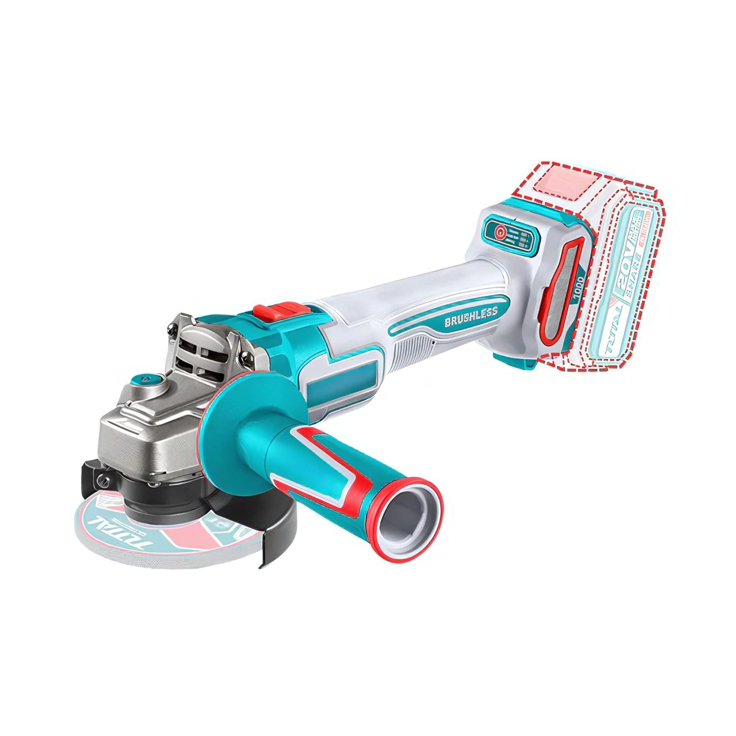 Amoladora Angular 4 ½" 1000w 20v Total