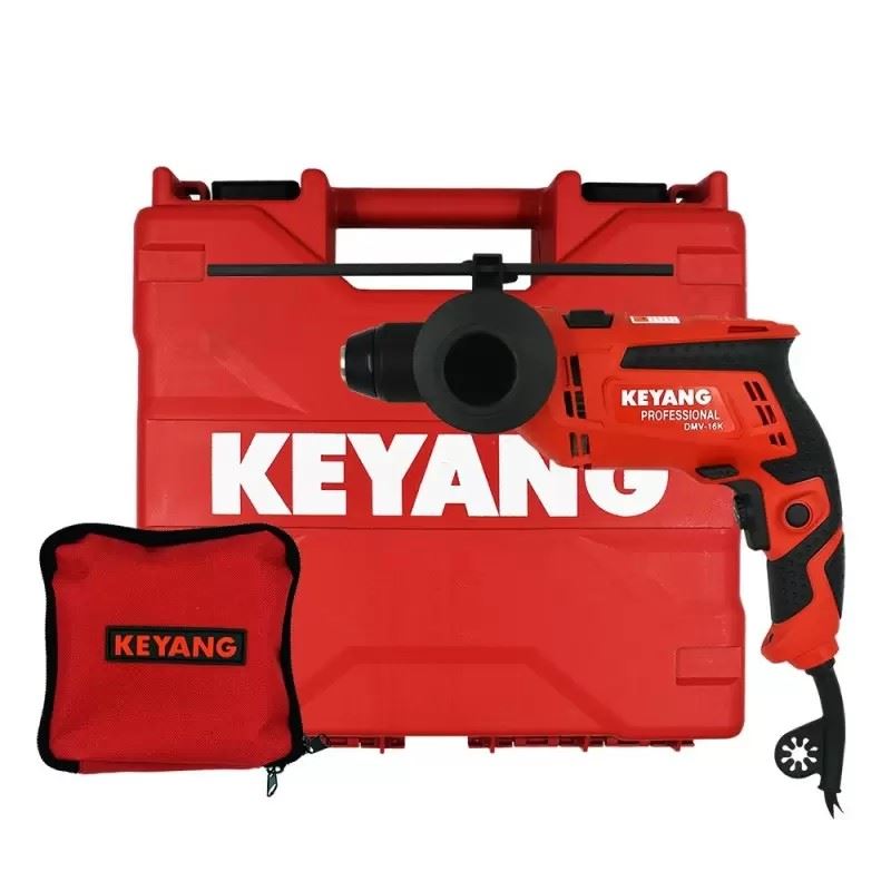 Taladro Percutor 1/2" 720W 3000 rpm + Set de Brocas Keyang DMV16K